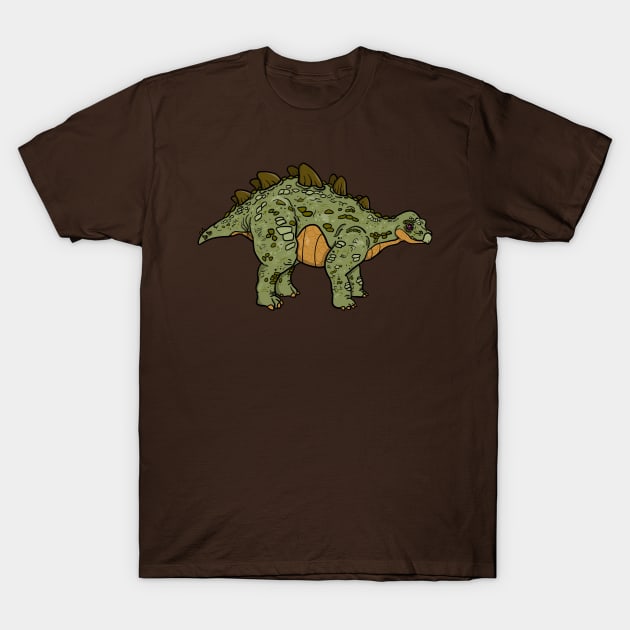 Spike-Tailed Stegosaurus T-Shirt by GeekVisionProductions